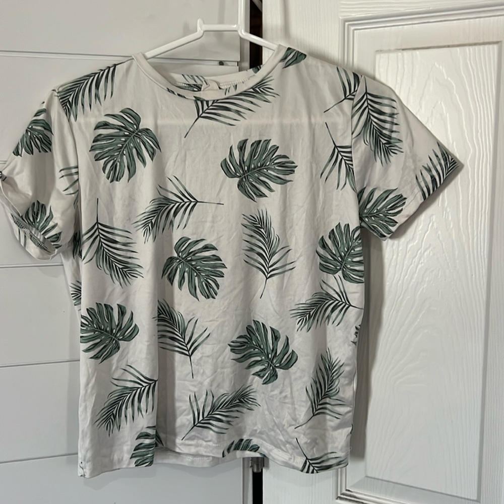 Boys SHEIN floral T-shirt size 10y